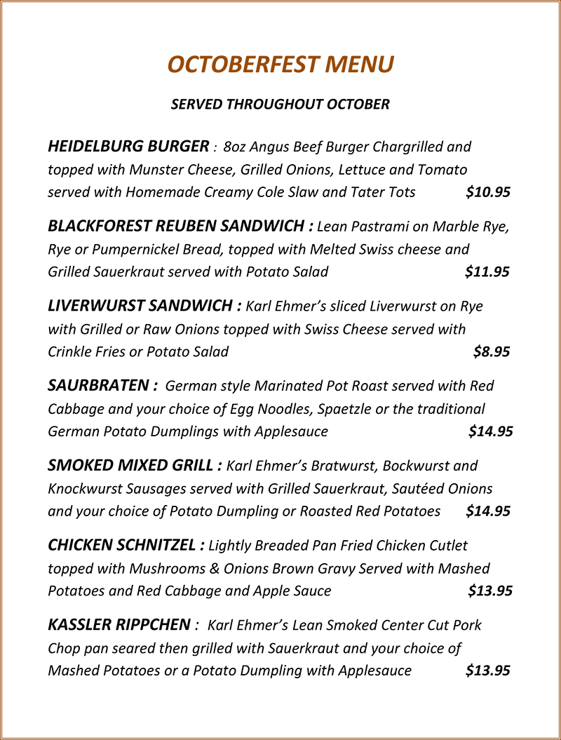 octoberfest-menu